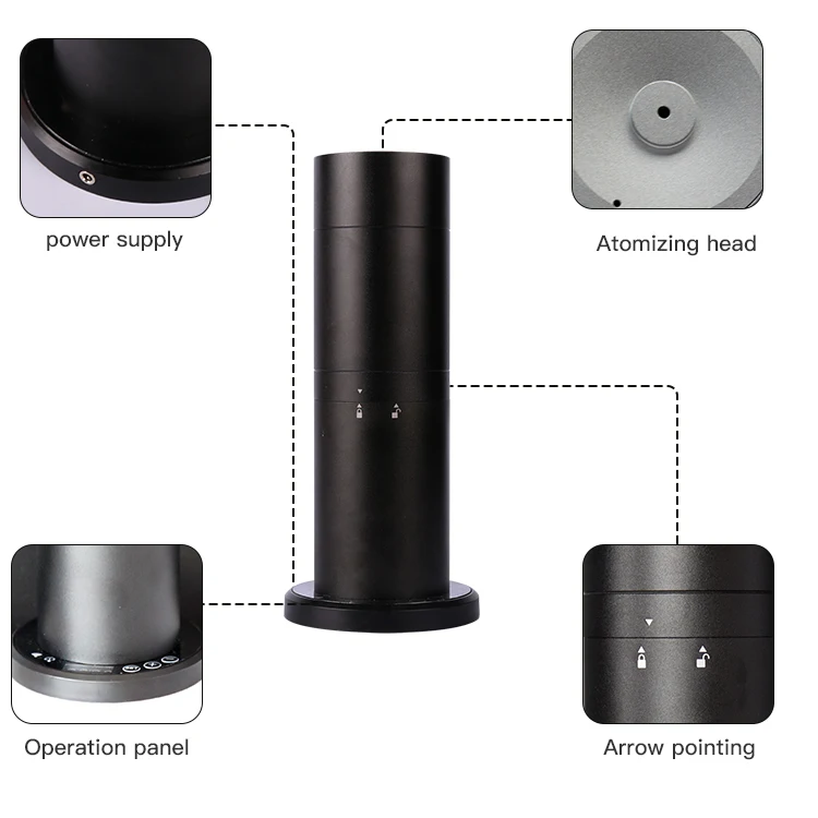 Commercial WIFI App Electric aroma diffuser No Water scent air diffuser with fragrance oil