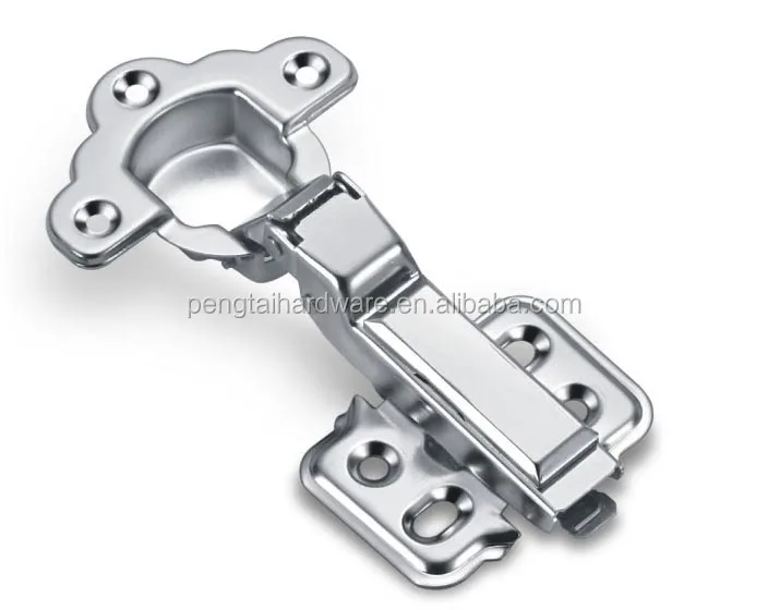 
SUS 304 stainless steel Clip on two way 4 Holes Bottom Plate spring hinge for kitchen 
