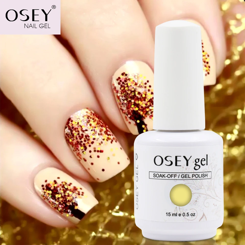 
Osey 2021 New Bottle Tech Pretty Private Label ibdgel Gel Polish Bottle 15ml 3 Step Gel Polish 