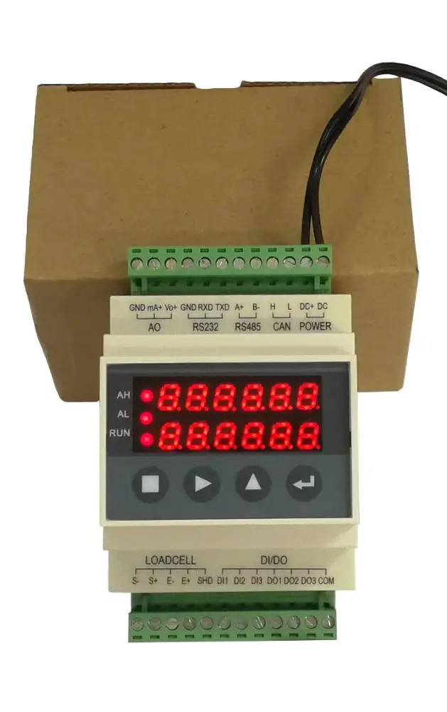 Digital Weight Indicator, Guide Rail Type Weighing Control Module With CANBUS