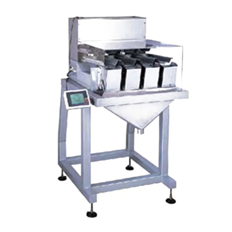 Stainless Steel Automatic Four Head Scales Linear Weigher Package Machine,Automatic Weigher 4 Head Small Packing Machine