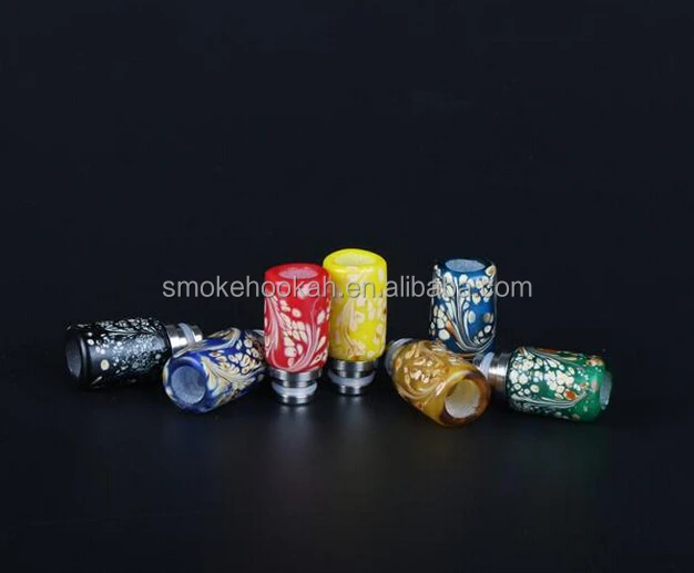 Luxury Glass art Drip Tips, Colorful Wide Bore Drip Tip Mouthpiece For e cigarette