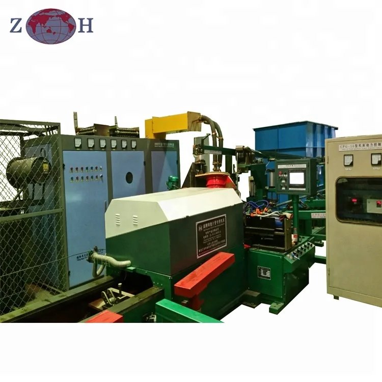 High frequency helical fin tube welding machine for heat exchanger spiral finned tubes