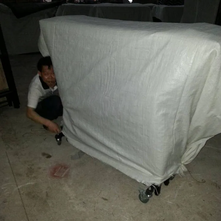 Hotel Foldable Dining Table Wheel Buffet Accessory