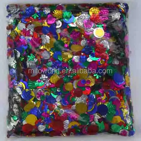 Металлические конфетти из ПВХ 2 унции оптом