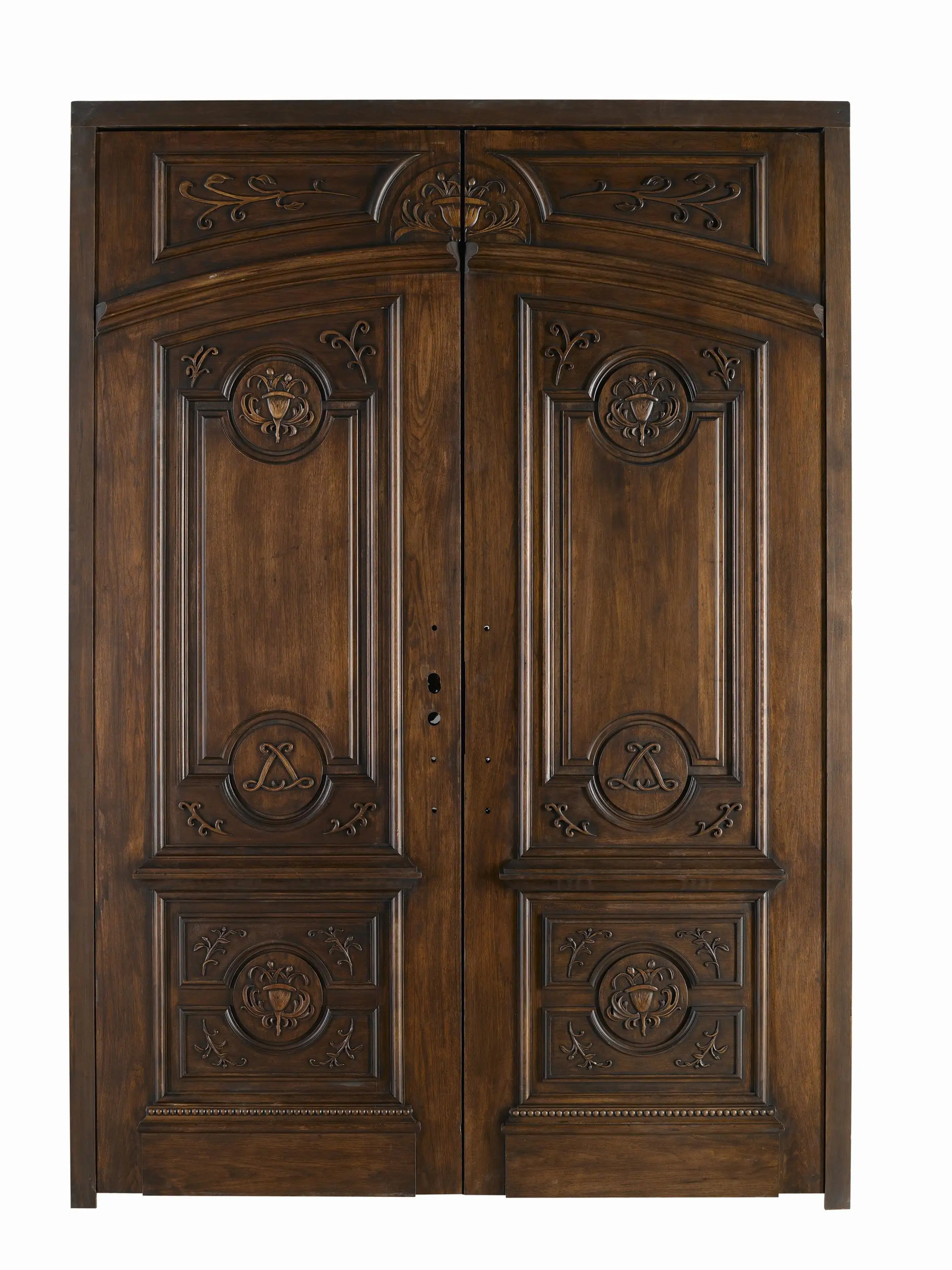 Hotel Doors Wooden Soundproof USA American Non Crack Rustic Luxury Entry Front Interior Door Wooden