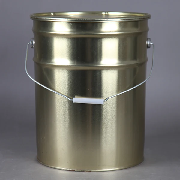 4L/5L Metal Bucket 6L / 8L Paint Tin 10L /20L Pails With Ring Lock Lid for Epoxy Resin
