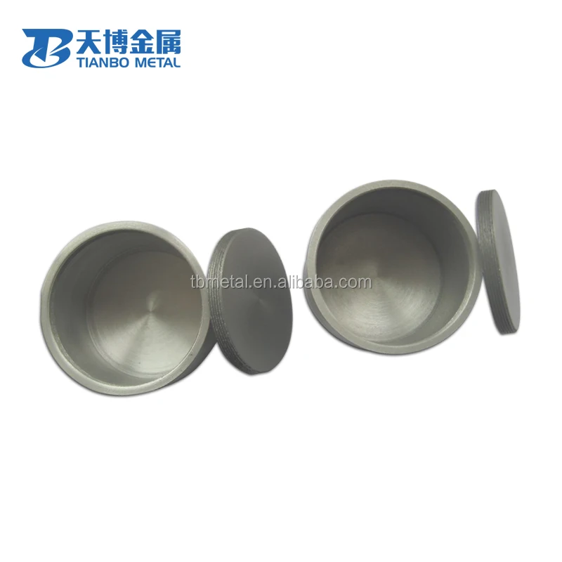 High quality melting 9995 forging tungsten crucible for high temperature furnace