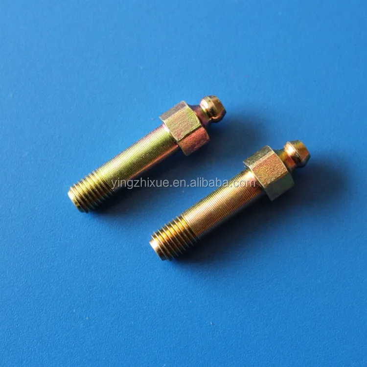 28mm long type grease gun nipple fitting alemtie m6 x 1 mm straight