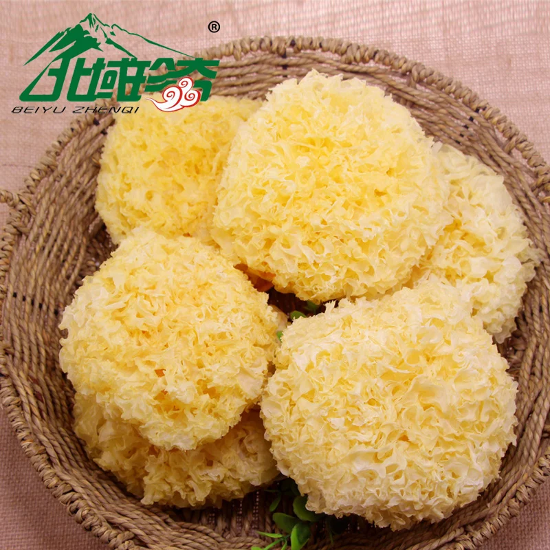 
High quality organic tremella fuciformis silver ear mushroom dried white fungus 