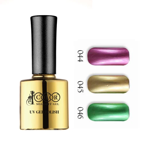 6pcs Color 1000 Nail Salon Popular Metallic gel polish 10ml 48 colors for choice feifan