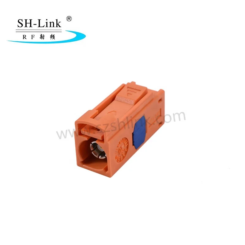 Fakra long female head connector with code M is a patented product with excellent quality, beautiful appearance and easy to use