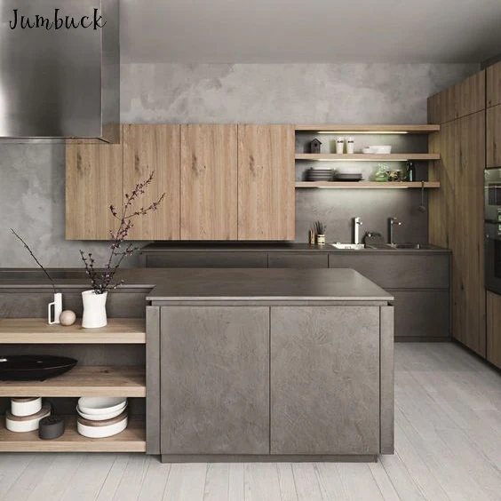 
Easy cleaning super gloss plywood kitchen cabinet color combinations 