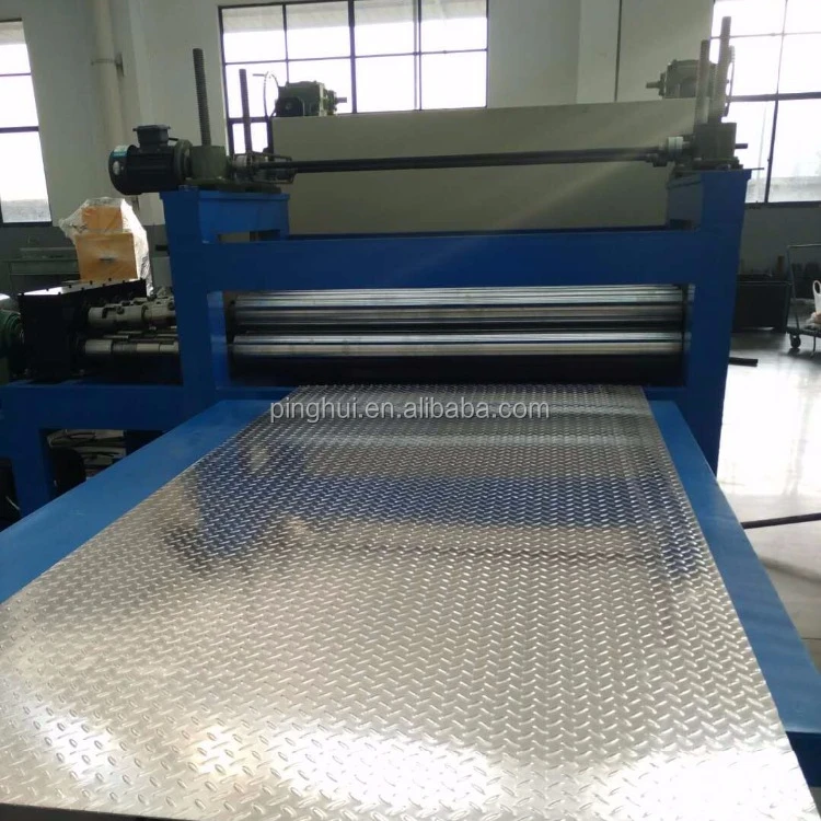 Metal sheets embossing equipment steel production line stainless steel embossing machine Plate Chequer Embossing Machine