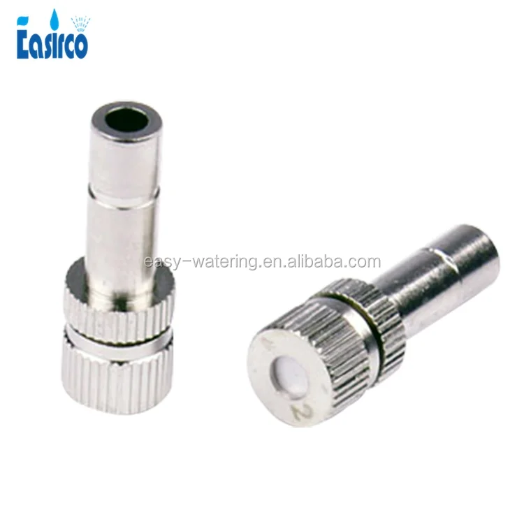 mist maker fogger mist nozzle Slip lock mist nozzle push type fog nozzle