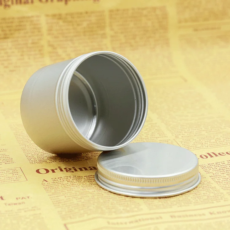 Tin Cans Blank Aluminum Custom 15ml 20ml 30ml 60ml 150ml Canned Food with Screw Top Lid