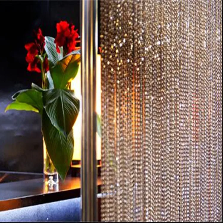 Hot sale stainless steel metal ball beaded chain dream curtain