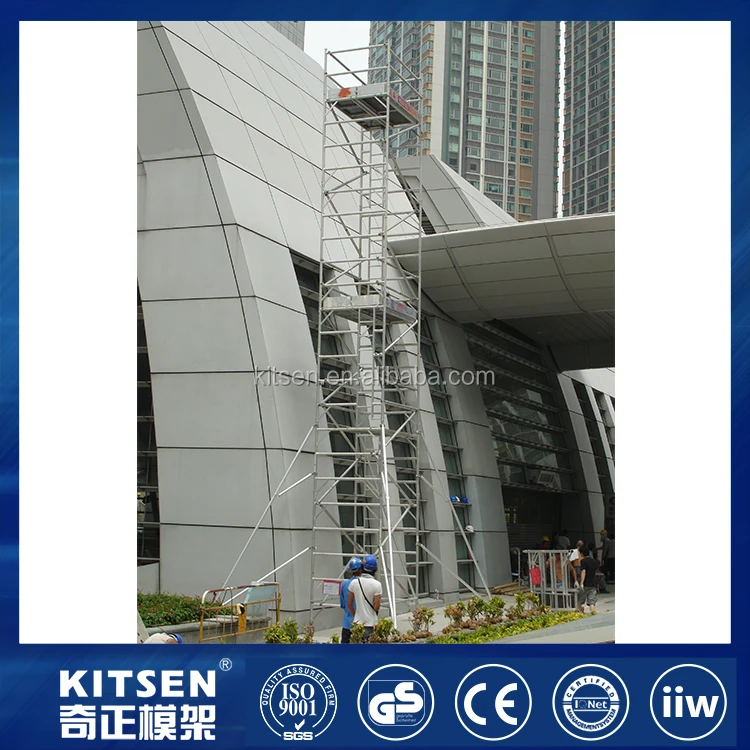 Aluminum Mobile Scaffolding Tower For Building Construction