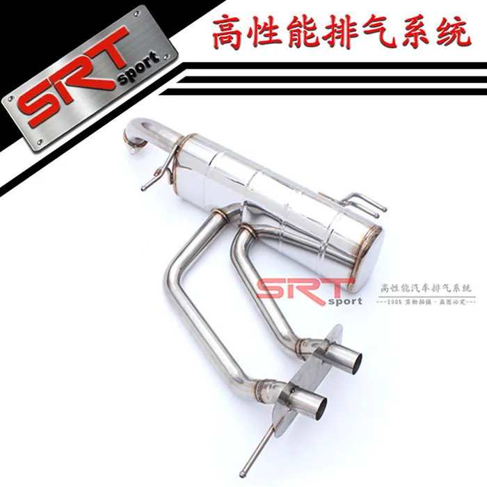 Exhaust system for Hyundai Veloster 1.6L/1.6T downpipe with catalytic cat back with valve control stainless steel material
