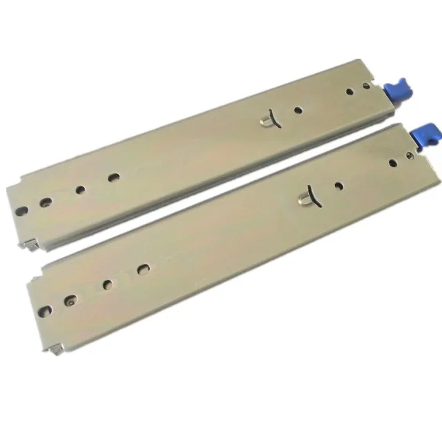 Foxslide extra long telescopic heavy sliding drawer guide width 76mm draw slider telescope