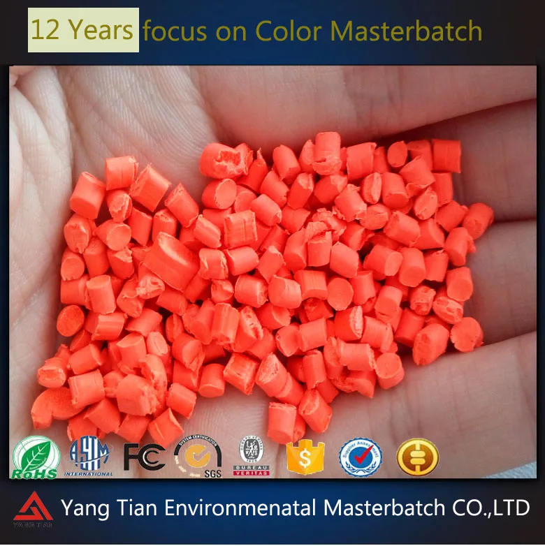 Оранжевый цвет маточной завод для пластмассовой промышленности