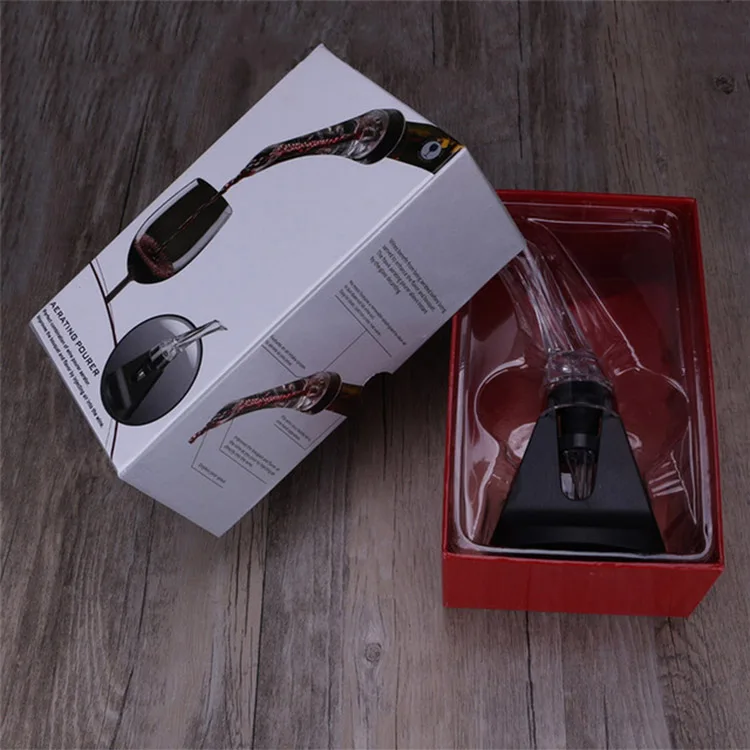Quick Aerating Red Wine Magic Aerator Decanter Pourer with Stand