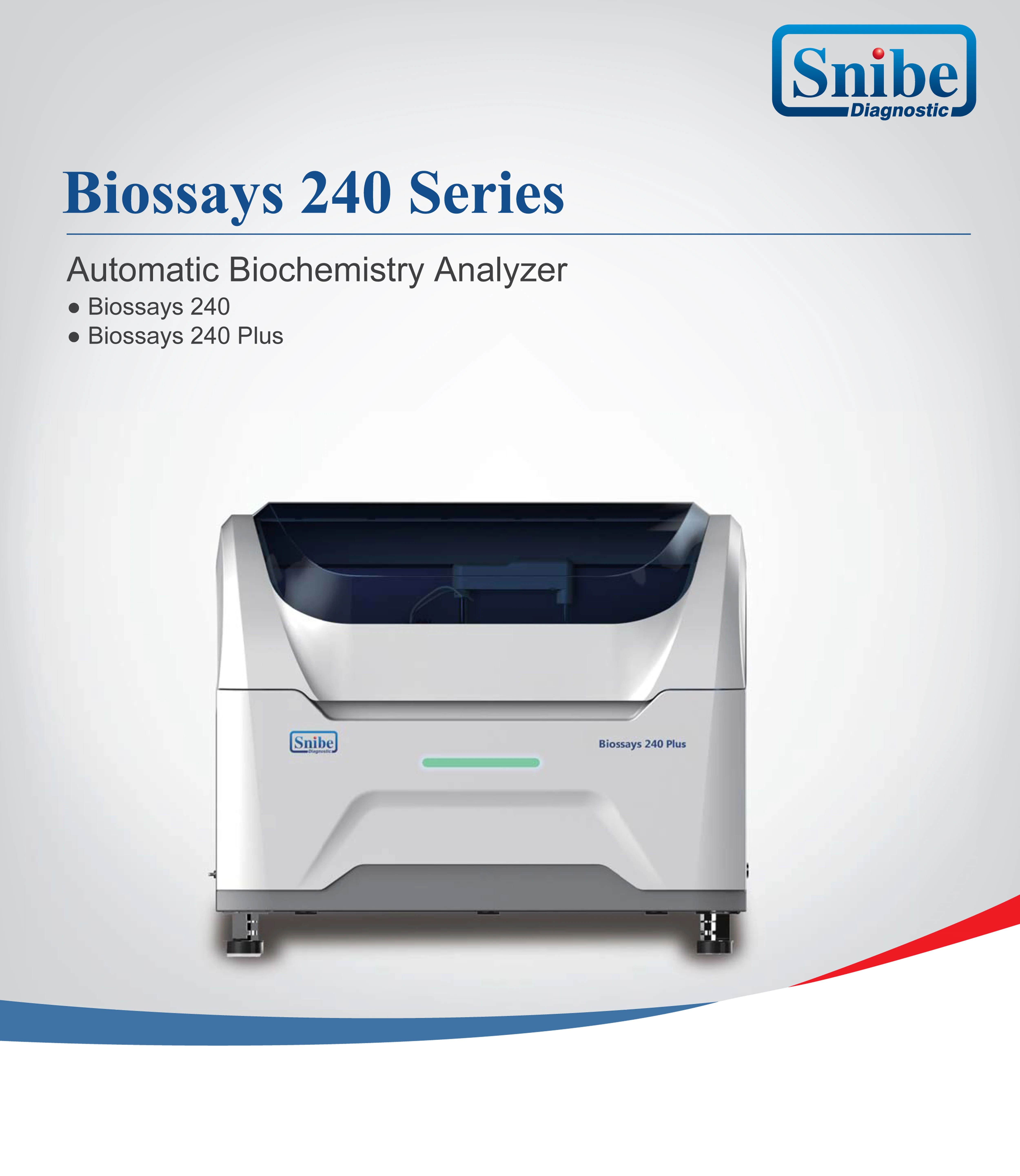 Snibe 240tests per hour automatic blood chemistry analyzer /  Biochemistry analyzer