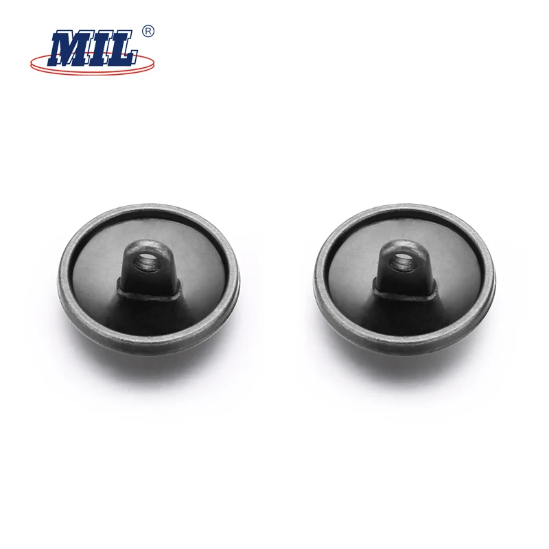 Custom made metal suit buttons with crown logo