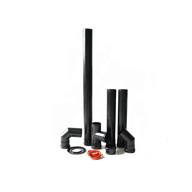 
carbon steel Chimney pipes, flue tube in kits, vent pipes for pellet stoves spare parts  (62014363571)