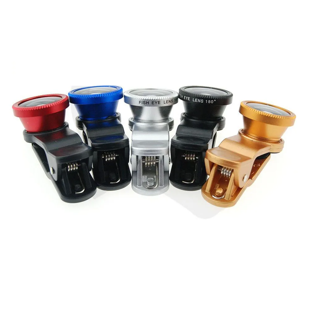 Hot ! ! !clip on camera lens for mobile phone,clip on lens for Iphone, 3 in 1 clip lens for Iphone Ipad samsung HTC