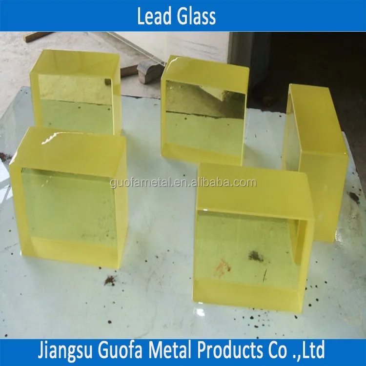 MRI CT CBCT DR PECT X Ray High Lead Equivalent Thick Lead Glass
