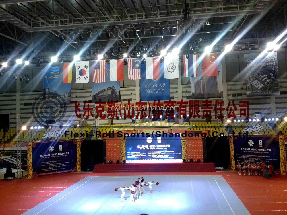 Dollamur flexi roll gymnastics landing mat/multi-function sports equipment/carpet rolling mats