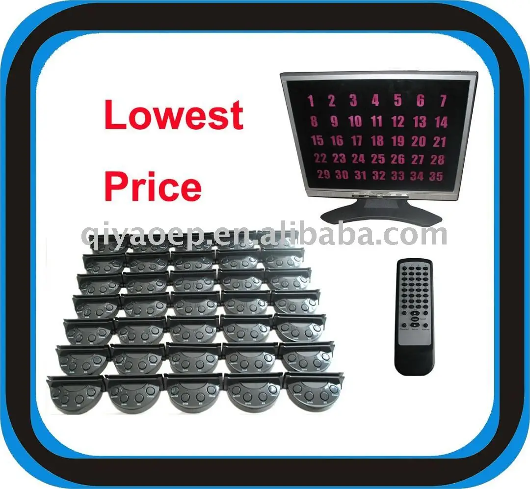 Remote Control Call Button Waiter Caller Table Buttons For Cafe/Bar/Restaurant