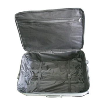 
China Luggage Factory Supply Cheap 3pcs Eva Trolley Luggage Suitcase Sets In Grey With Lime Trimming 