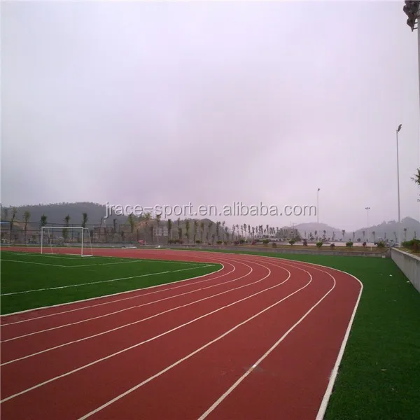China factory price stadium athletic running rubber track synthetic running track material