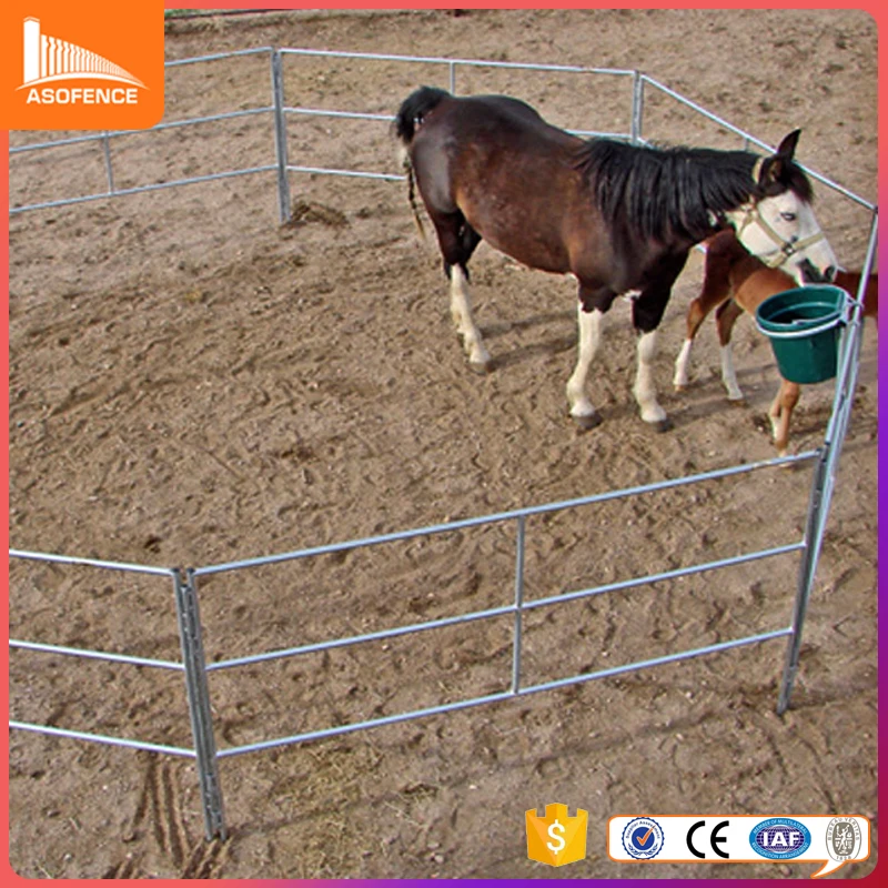 High Quality Welded Galvanized Utility Demountable Cattle Crush  horse round yard/pens panels