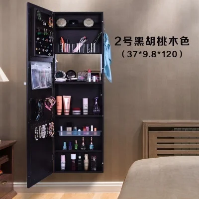 Christmas best gift wholesale revolving shaft cosmetics jewelry cabinets dressing lockers full length led body mirror cabinet