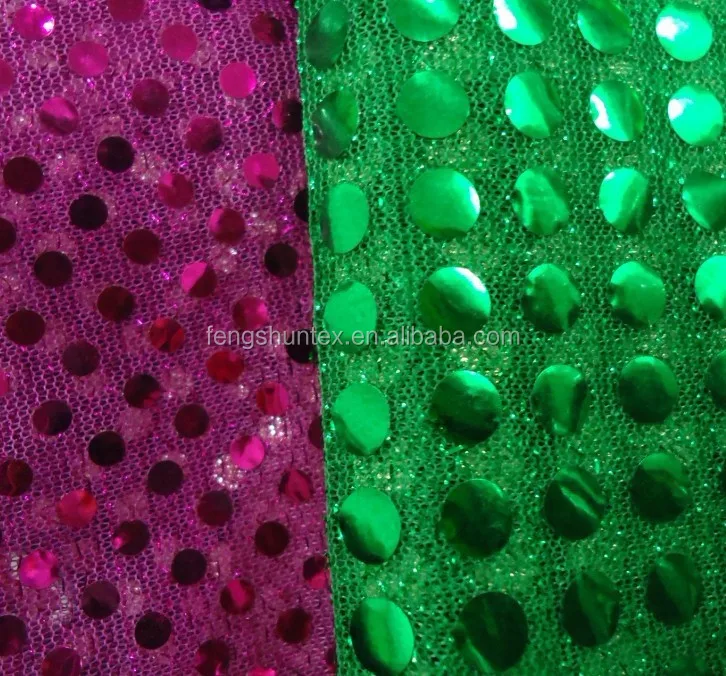 Hologram/glimmer sequin tulle mesh for wedding