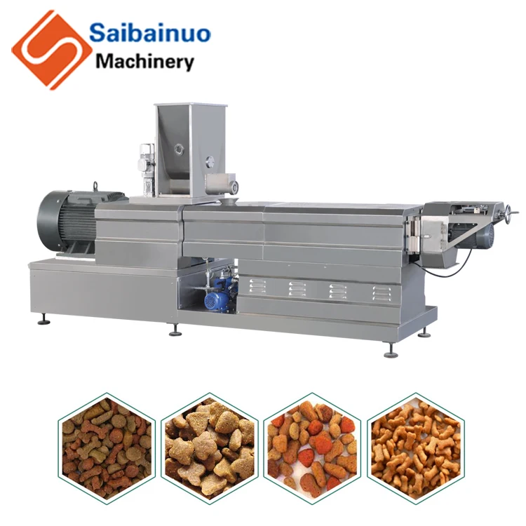 Animal Pet Dog Cat Monkey Fox Bird Tilapia Floating Sinking Fish Feed Pellet Chews Production Snack Food Mill processing machine