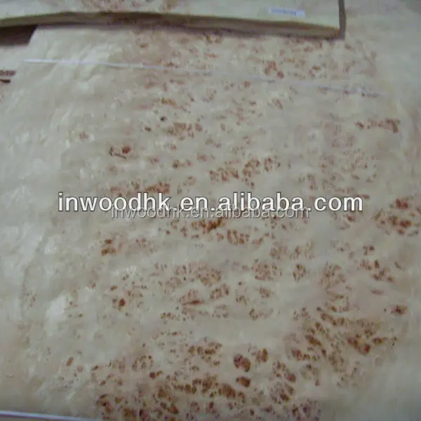 Exotic Romania Mappa Burl Wood Veneer for Interior Decoration