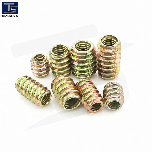 Wooden Furniture Galvanized steel Thread Insert Nuts