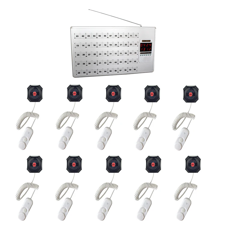 Длинные Диапазон 433,92 мГц AM беспроводной медсестра уход система вызова для клинику или старший центр