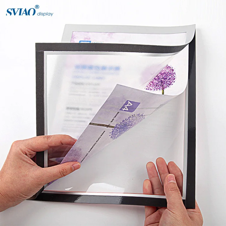 
Double side display plastic A4 pvc magnetic pvc certificate photo frame  (60775623909)