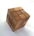 Magic Cube 3x3x3 The puzzle Disassembly and assembly children s wooden toys