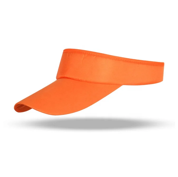 Union promotion customized cotton design your own cheap sun visors hat