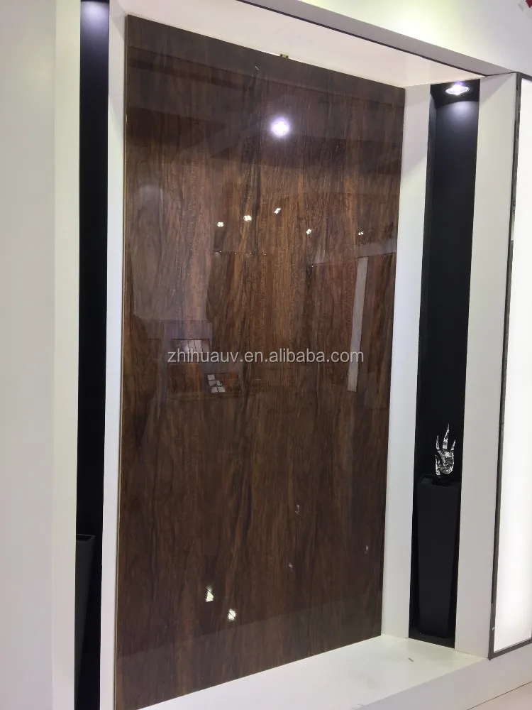 ZH new color high gloss finish mdf panels for kitchen cabinet door