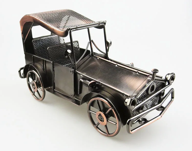 Handmade metal art craft 3D motorcycle model for office household decoration