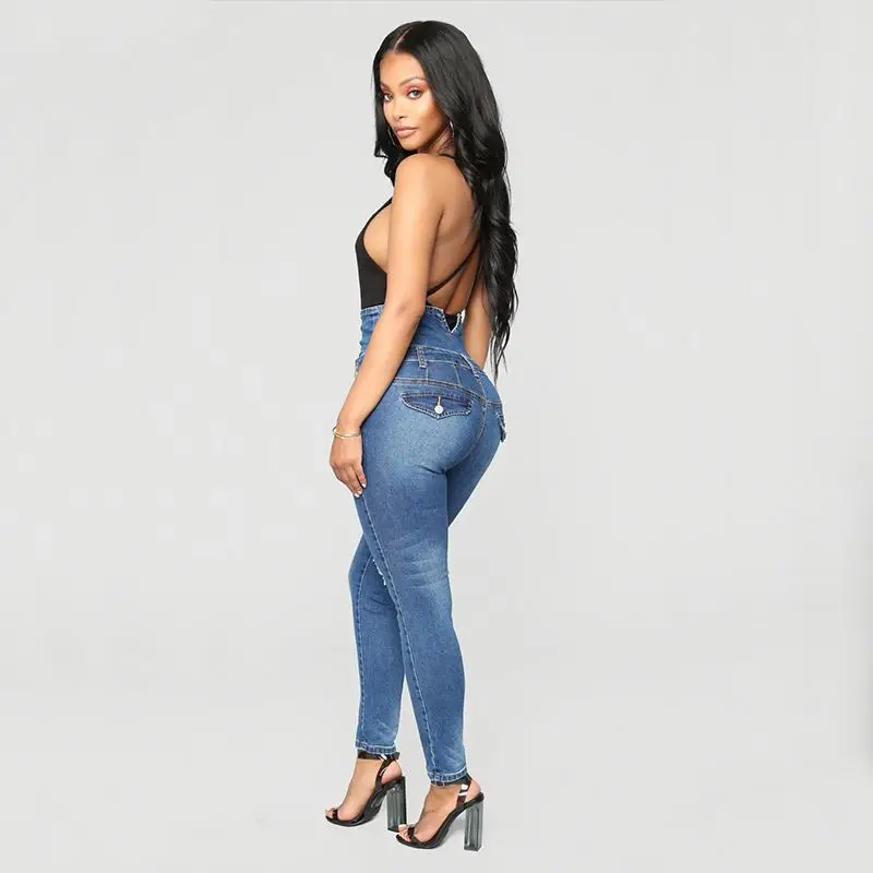 
2020 China Factory More buckle design korean jeans for women Australia 