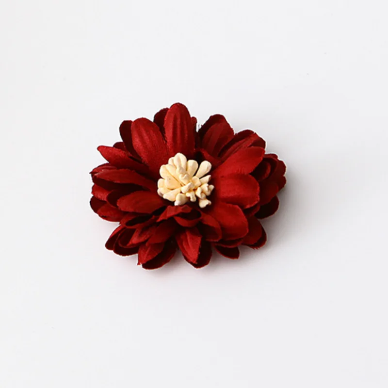 Colorful Flower Corsage for clothing flower applique for hair accessory