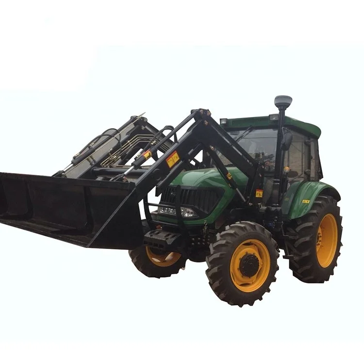 
Chinese Cheap Farm small 30hp 40hp 4wd compact tractor Mounted frond end loader with bucket for sale 